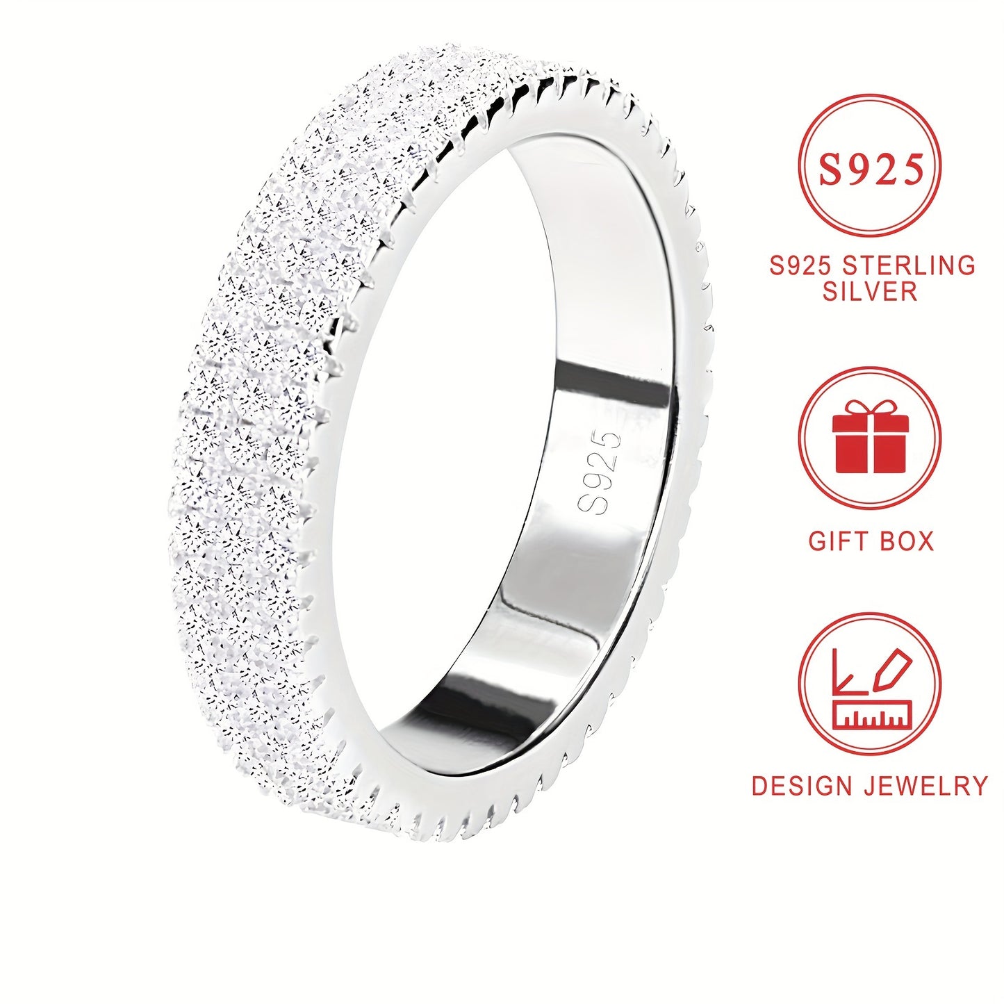 925 Sterling Silver Band Ring