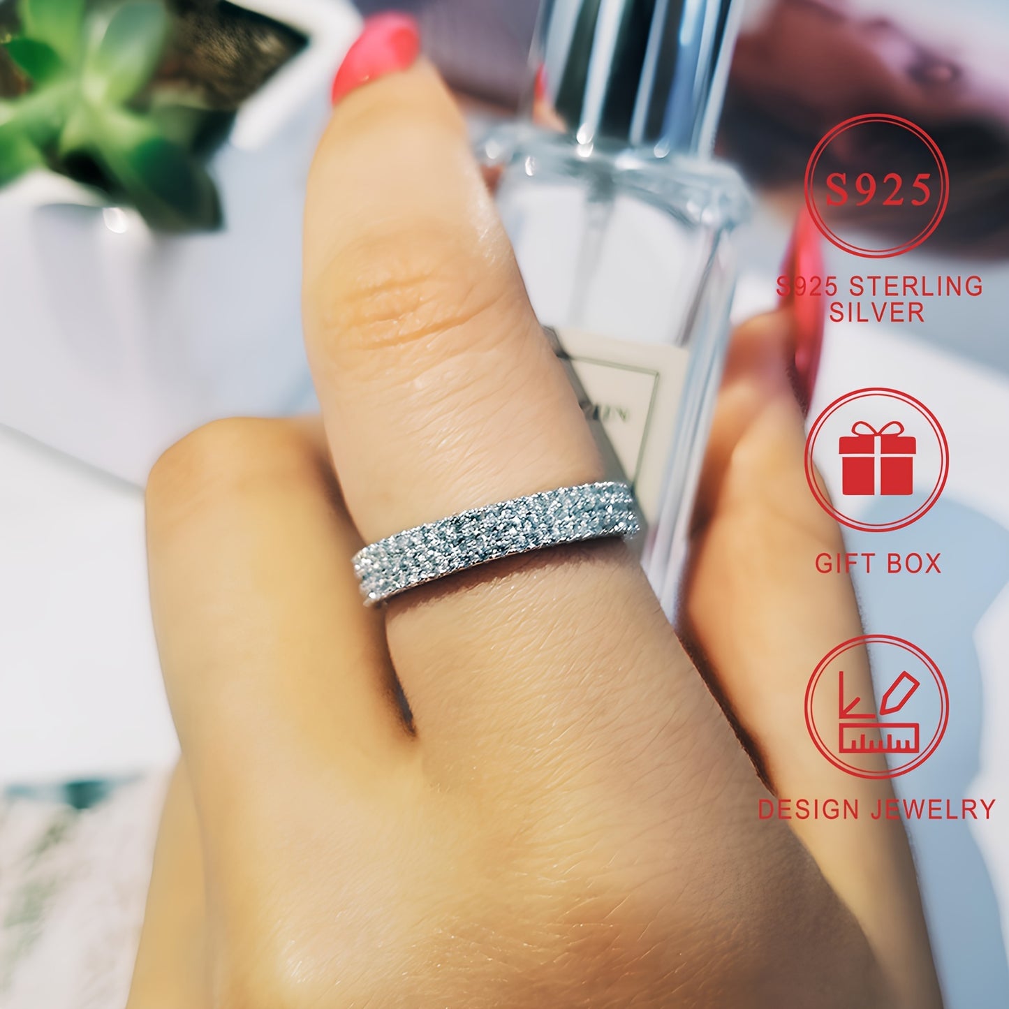 925 Sterling Silver Band Ring
