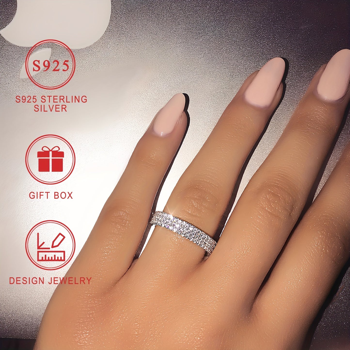 925 Sterling Silver Band Ring