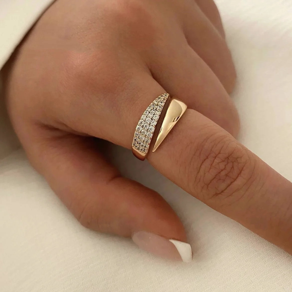 18 K Gold Plated Sun Rings