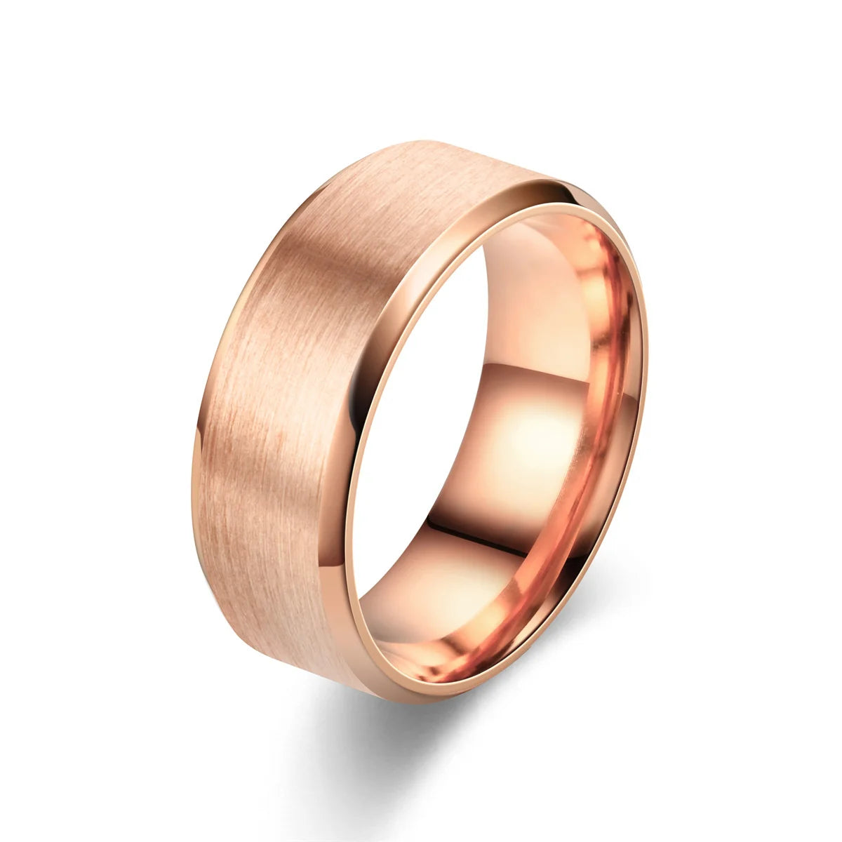 Jewelry Ring for Men Women Stainless Steel Black Rings Wedding Engagement Band Quality Matte Male Jewelry