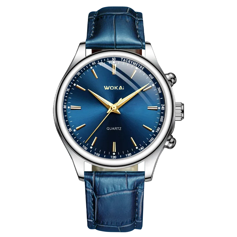 2023 wokai business watch Quartz sports watch leisure belt men's women's clock
