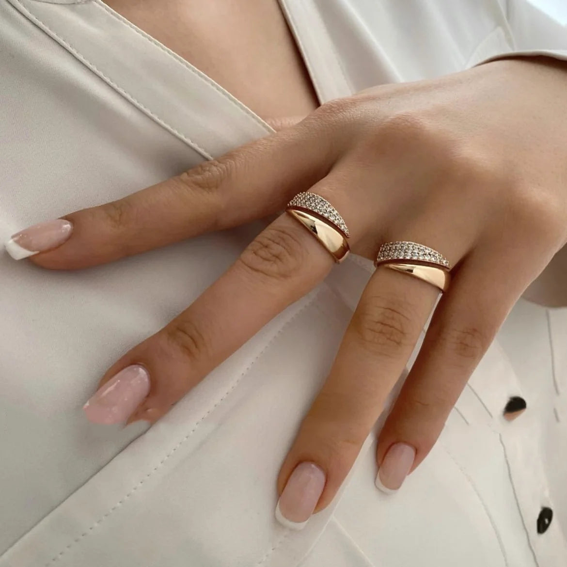 18 K Gold Plated Sun Rings