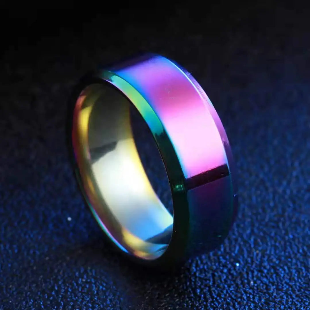 Jewelry Ring for Men Women Stainless Steel Black Rings Wedding Engagement Band Quality Matte Male Jewelry