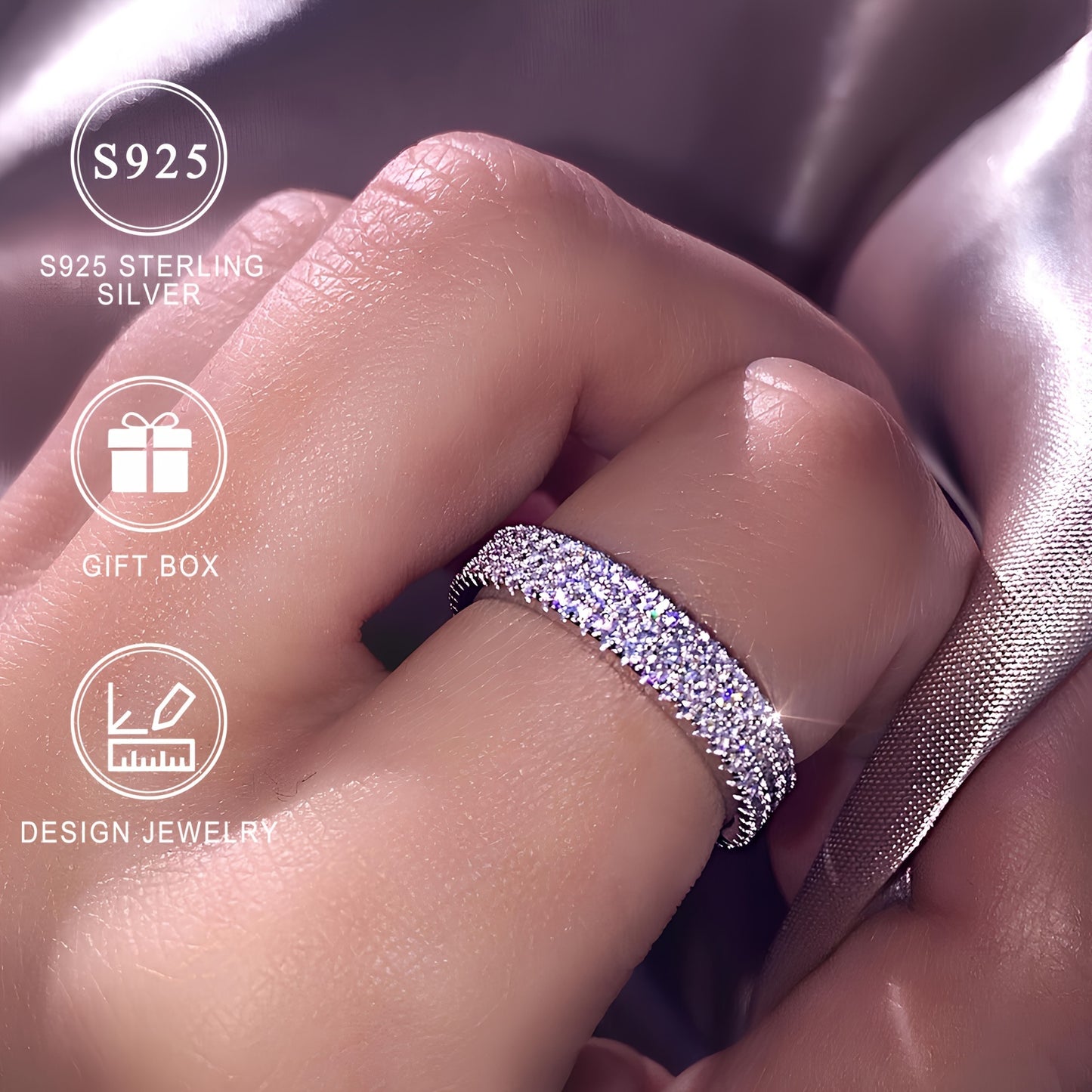925 Sterling Silver Band Ring